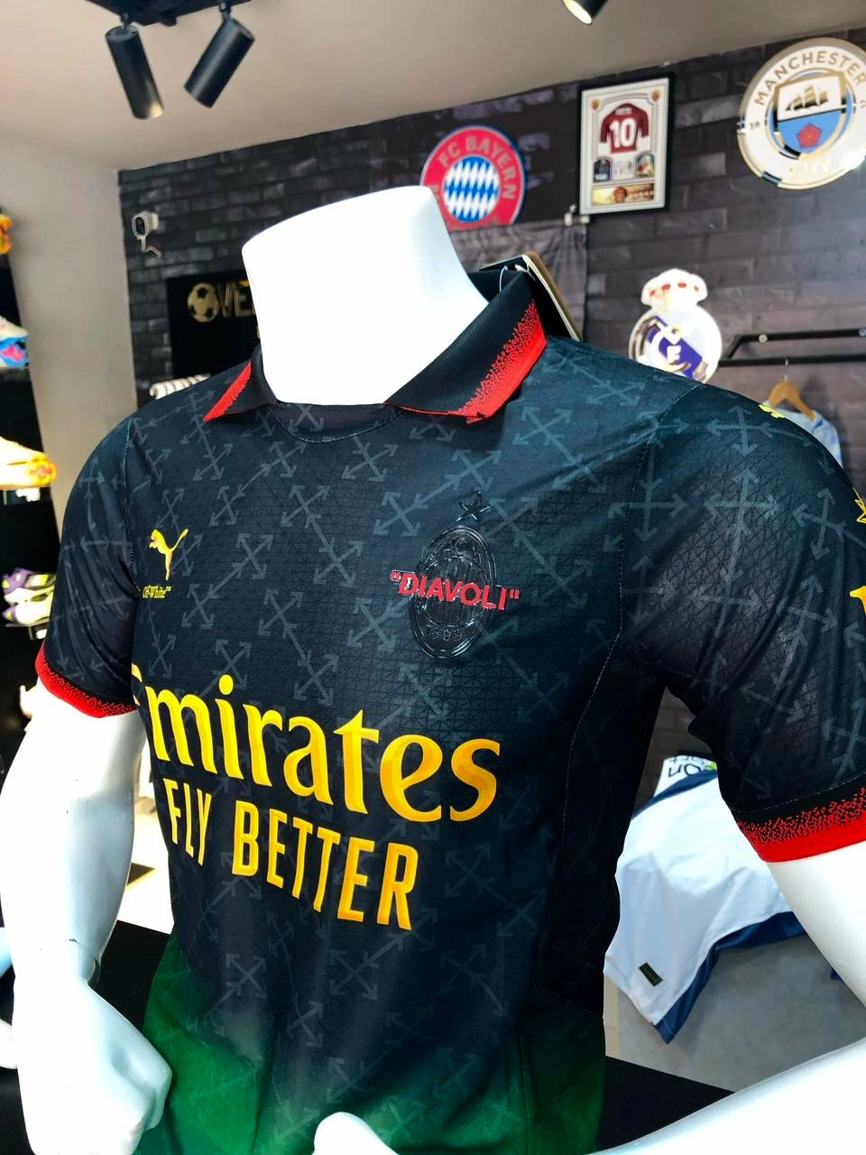 🔥 T-shirt AC Milan 2025/2026 – Supporter Officiel - Overdose Sport