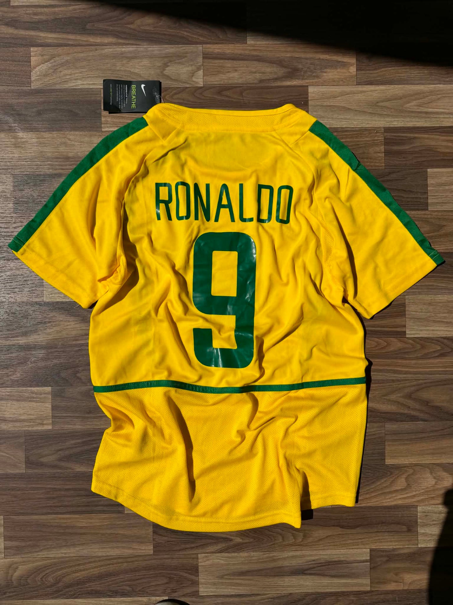 T-shirt vintage brésil coupe du Monde 2002, Ronaldo 9