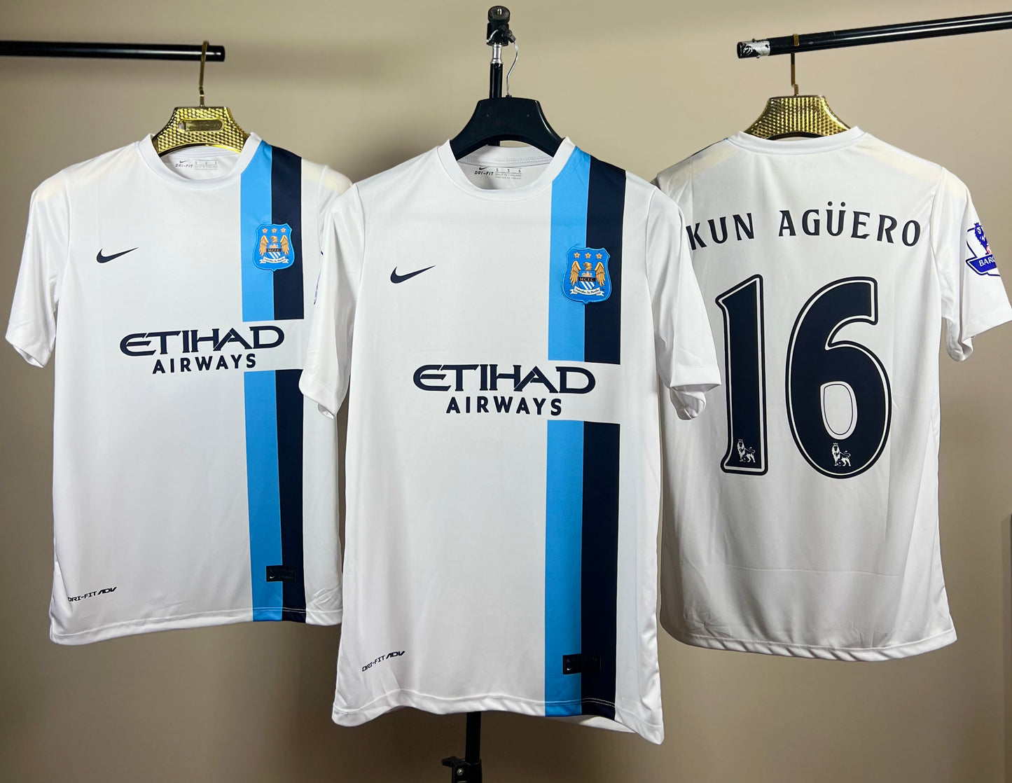 T-shirt de Manchester City Sergio Agüero 2013-2014 - Overdose Sport