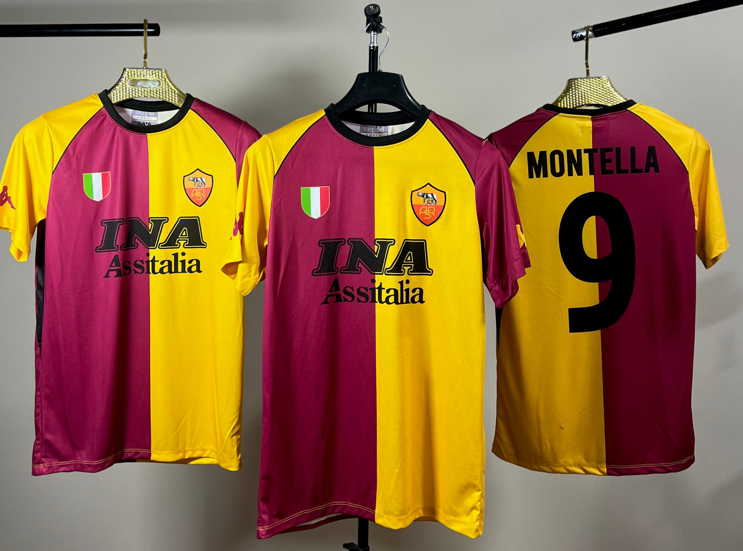 T-shirt d'AS Roma Montella 2001-2002 - Overdose Sport