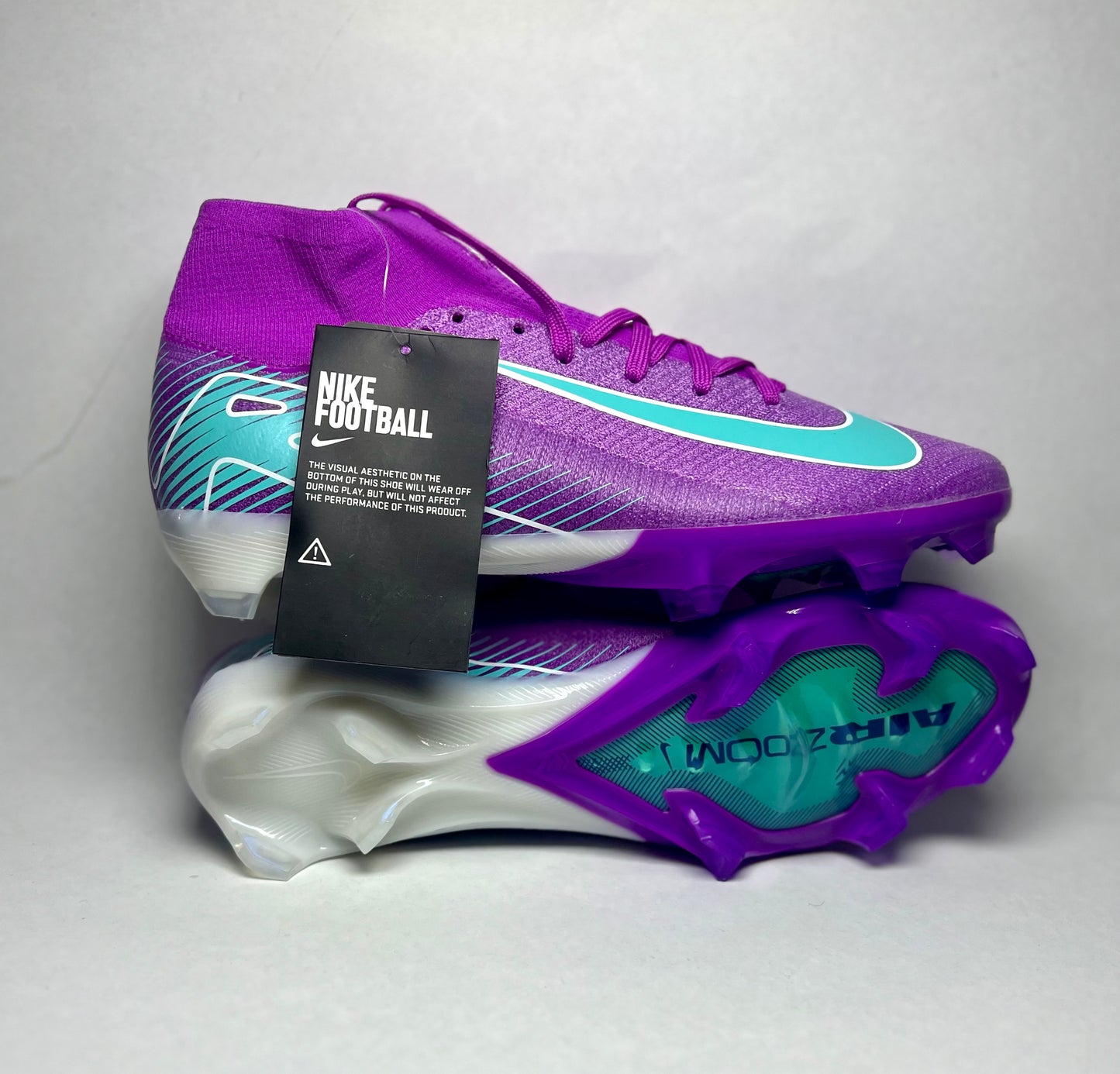 Crampons Nike Air ZOOM Haute cheville violet