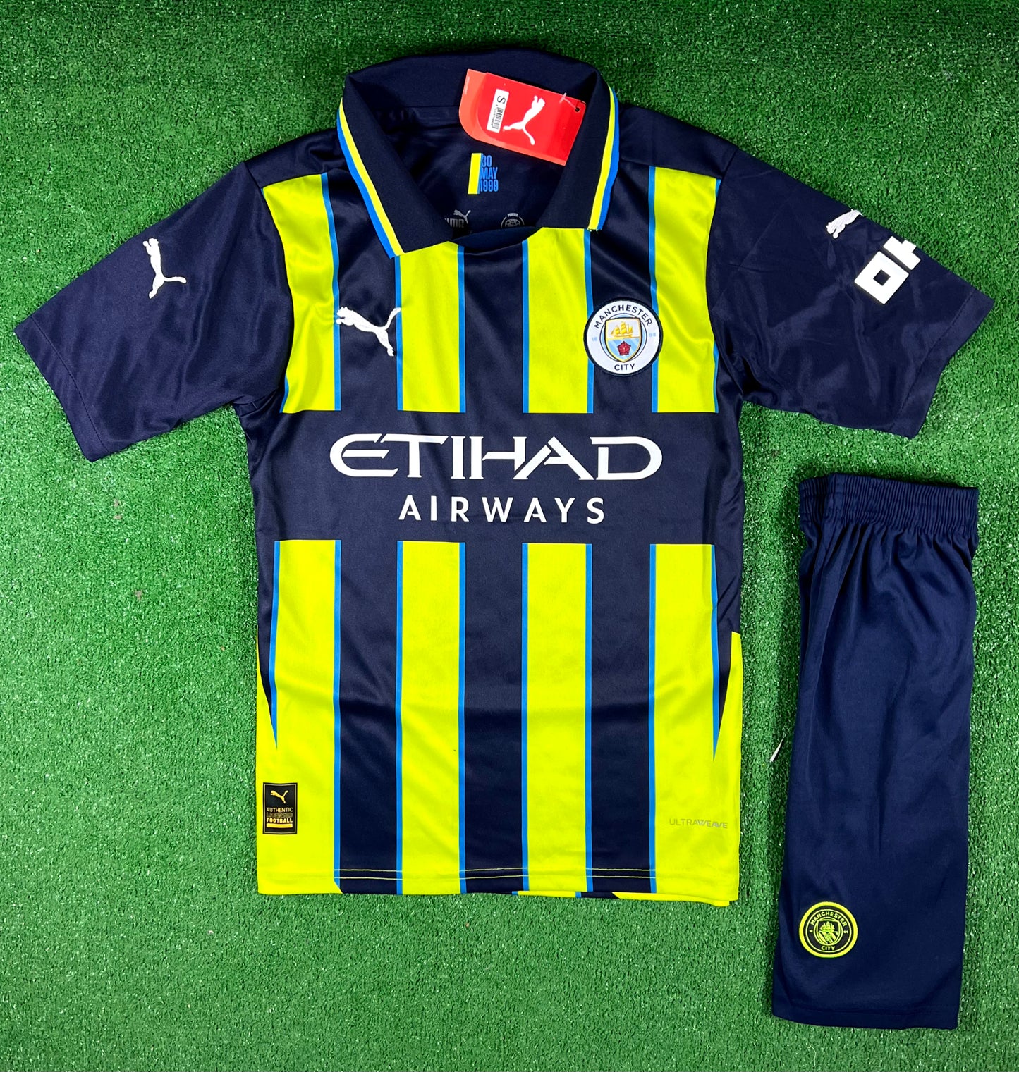 Tenue Manchester City Jaune & Bleue 2024/2025 - Overdose Sport