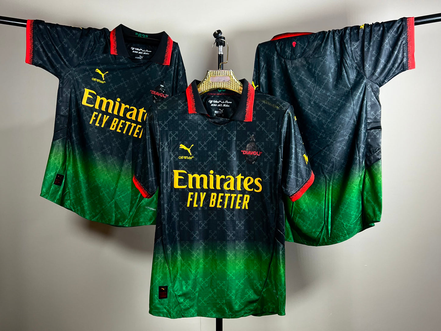 🔥 T-shirt AC Milan 2025/2026 – Supporter Officiel - Overdose Sport