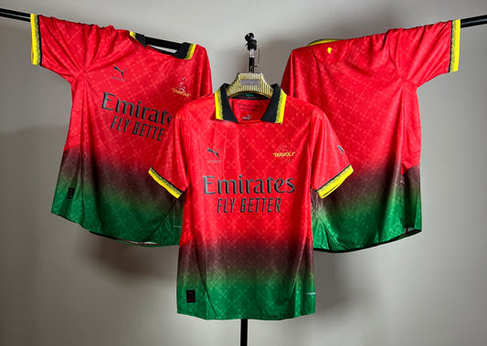 🔥 T-shirt AC Milan 2025/2026 – Supporter Officiel - Overdose Sport