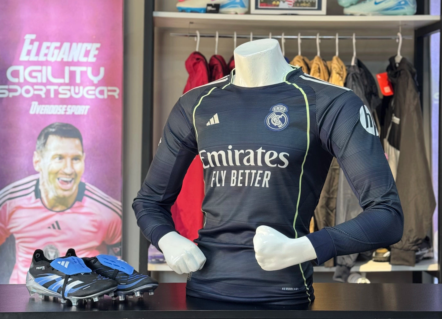 Pull Real Madrid Away Manches Longues 2025/2026 – Édition Officielle