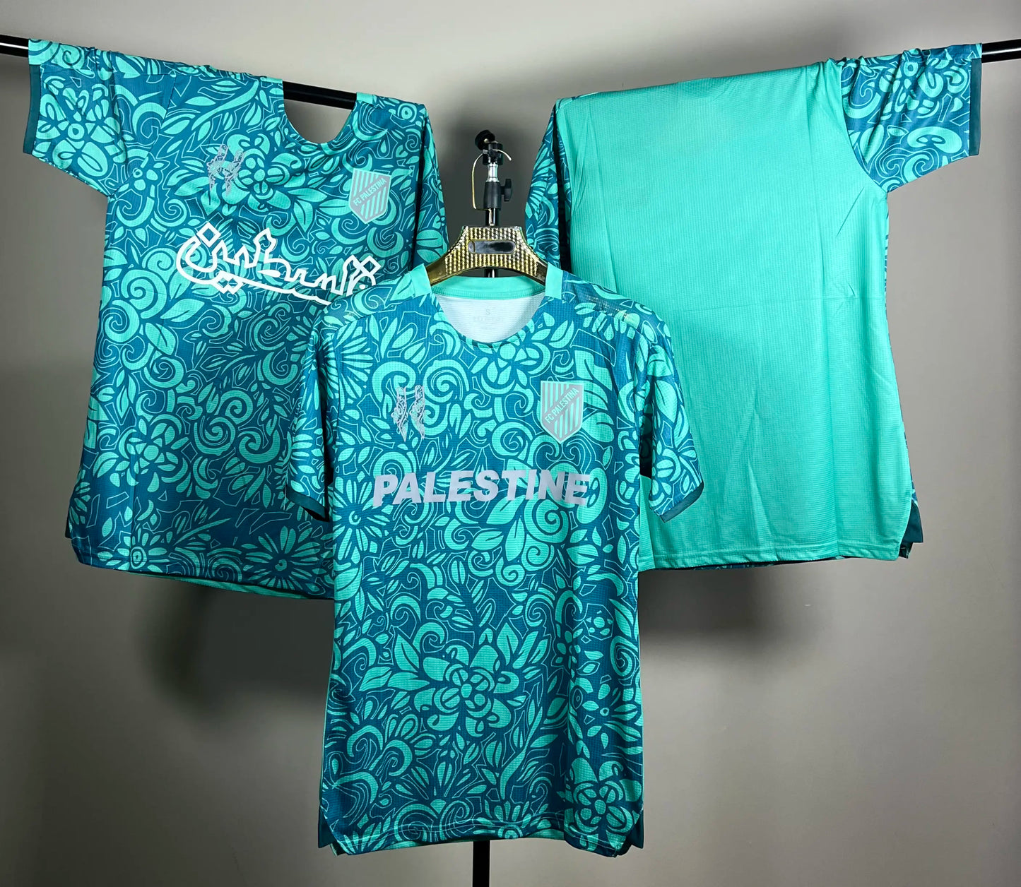 T-shirt Bleu FC Palestine – Espoir & Résistance