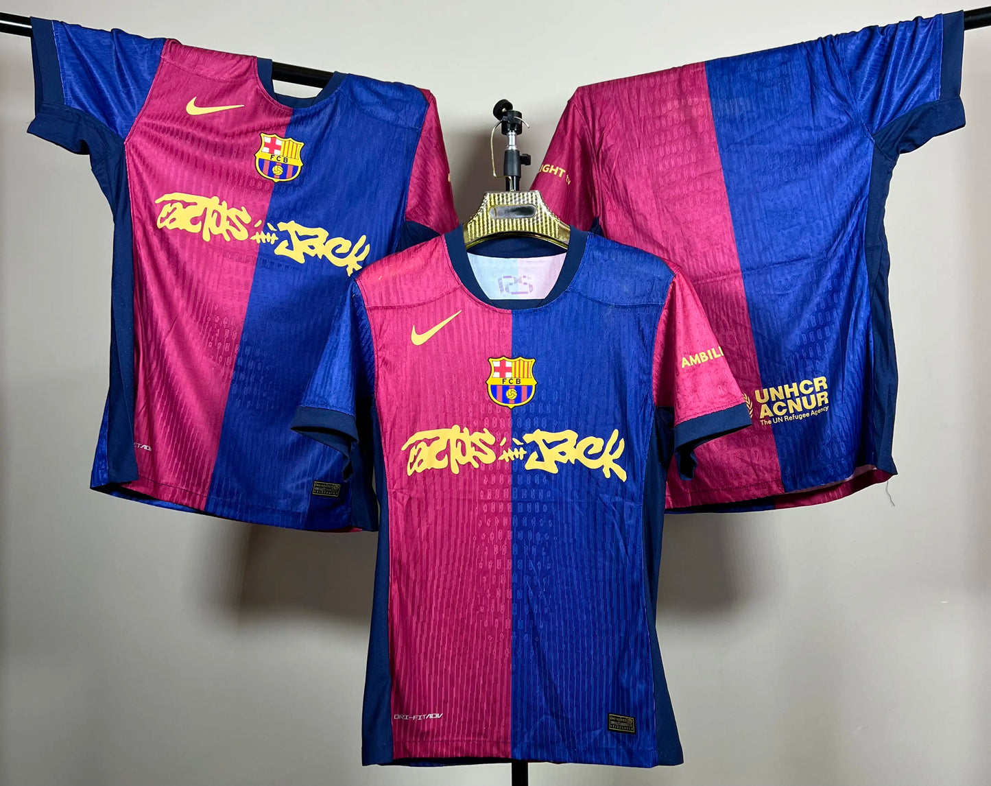 T-shirt FC Barcelone Domicile 2024/2025 – Édition Travis Scott