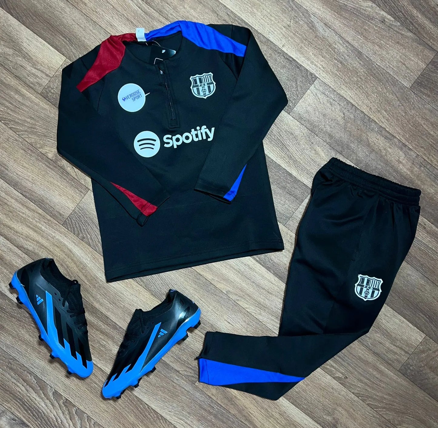 Tracksuit Enfant FC Barcelone – Noir