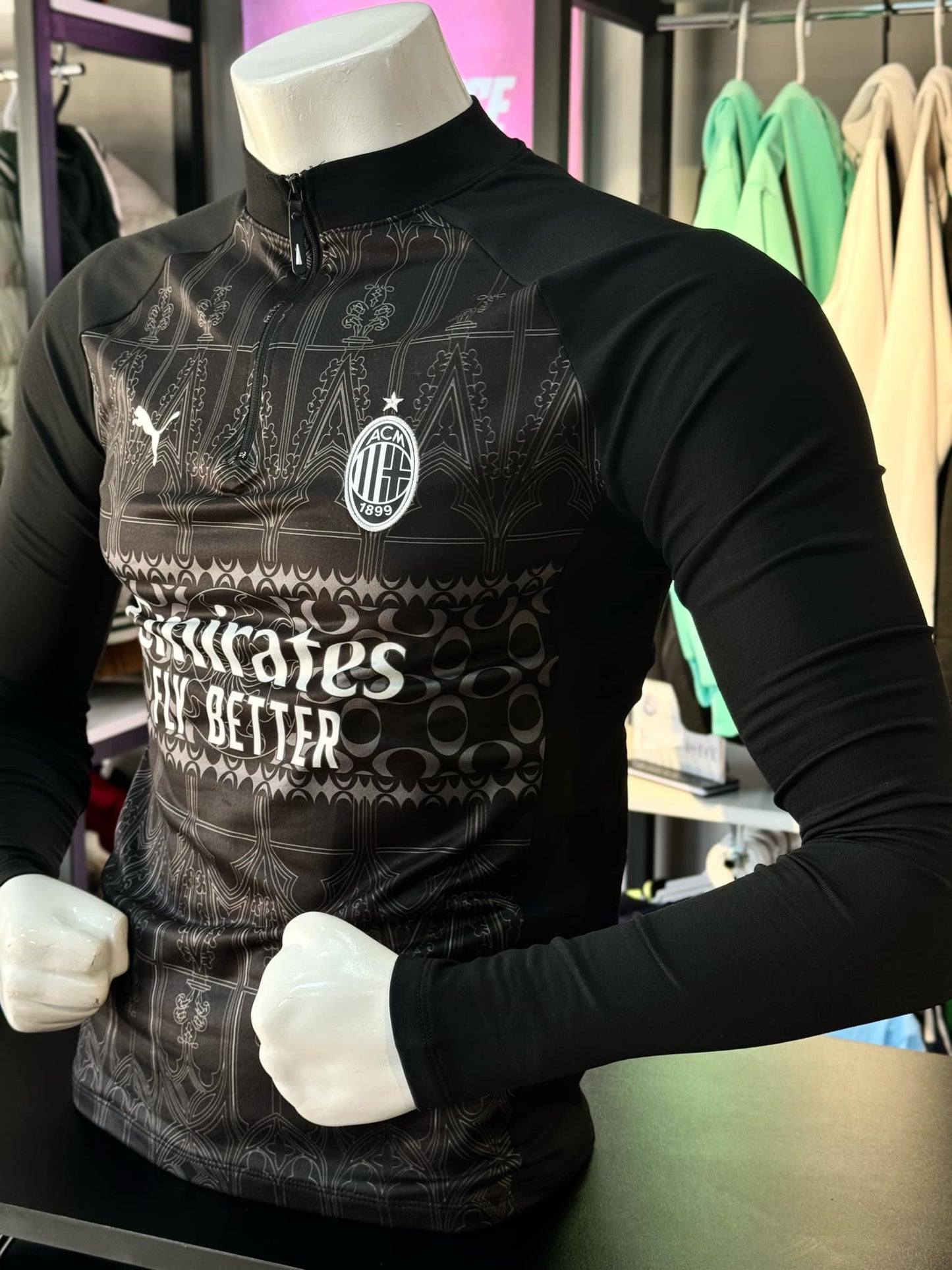 Half Zip AC Milan - Overdose Sport