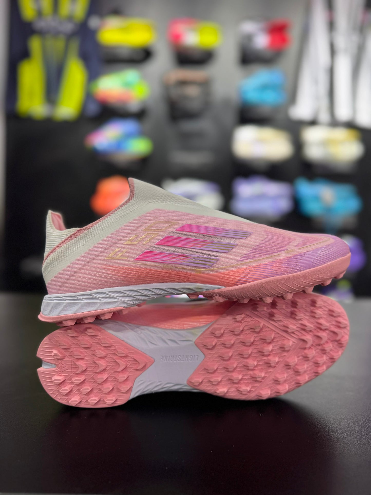 Demi Crampons F50 Sans Lacets -Rose