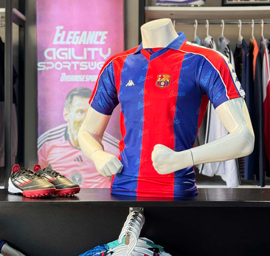 T-shirt vintage du FC Barcelone, des saisons 1992 à 1995