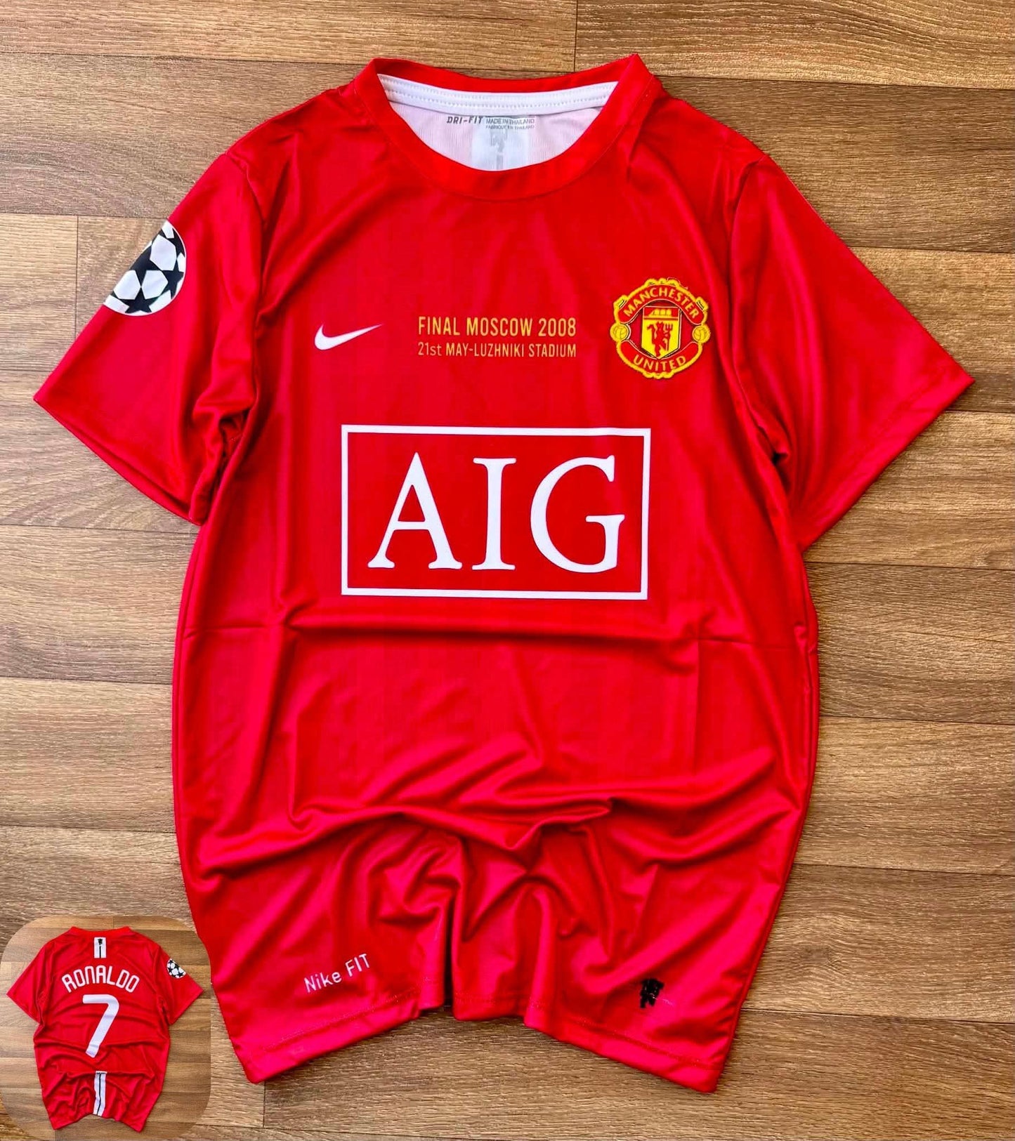 T-Shirt Manchester United 2008, RONALDO 7