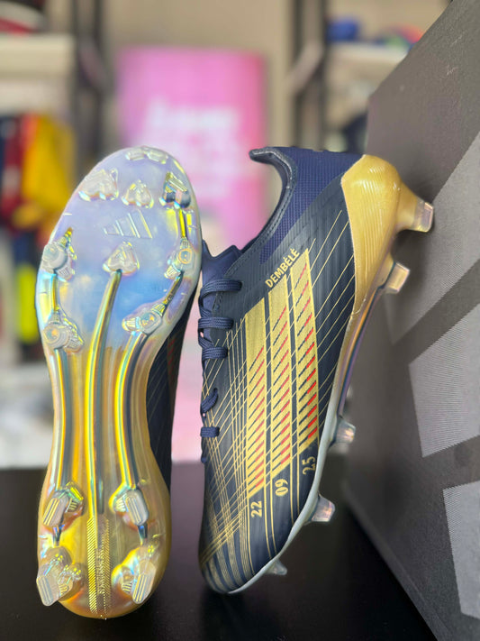 Crampons Adidas F50 Dembélé édition spéciale Ballon d'Or 2025