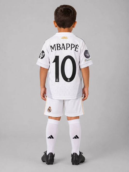 Tenue Enfant Real madrid 25/26, Mbappé 10