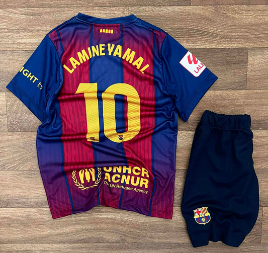 Tenue enfant FC Barcelone 2025-2026, Lamine Yamal 10