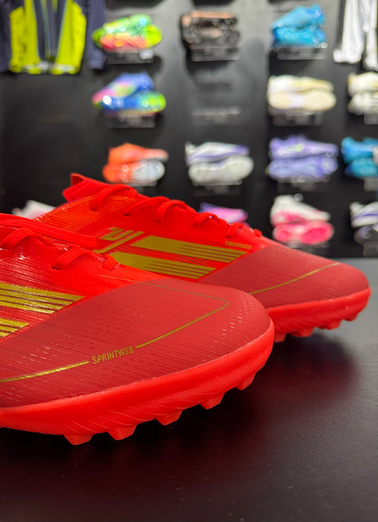 Demi Crampons Adidas F50 -Rouge