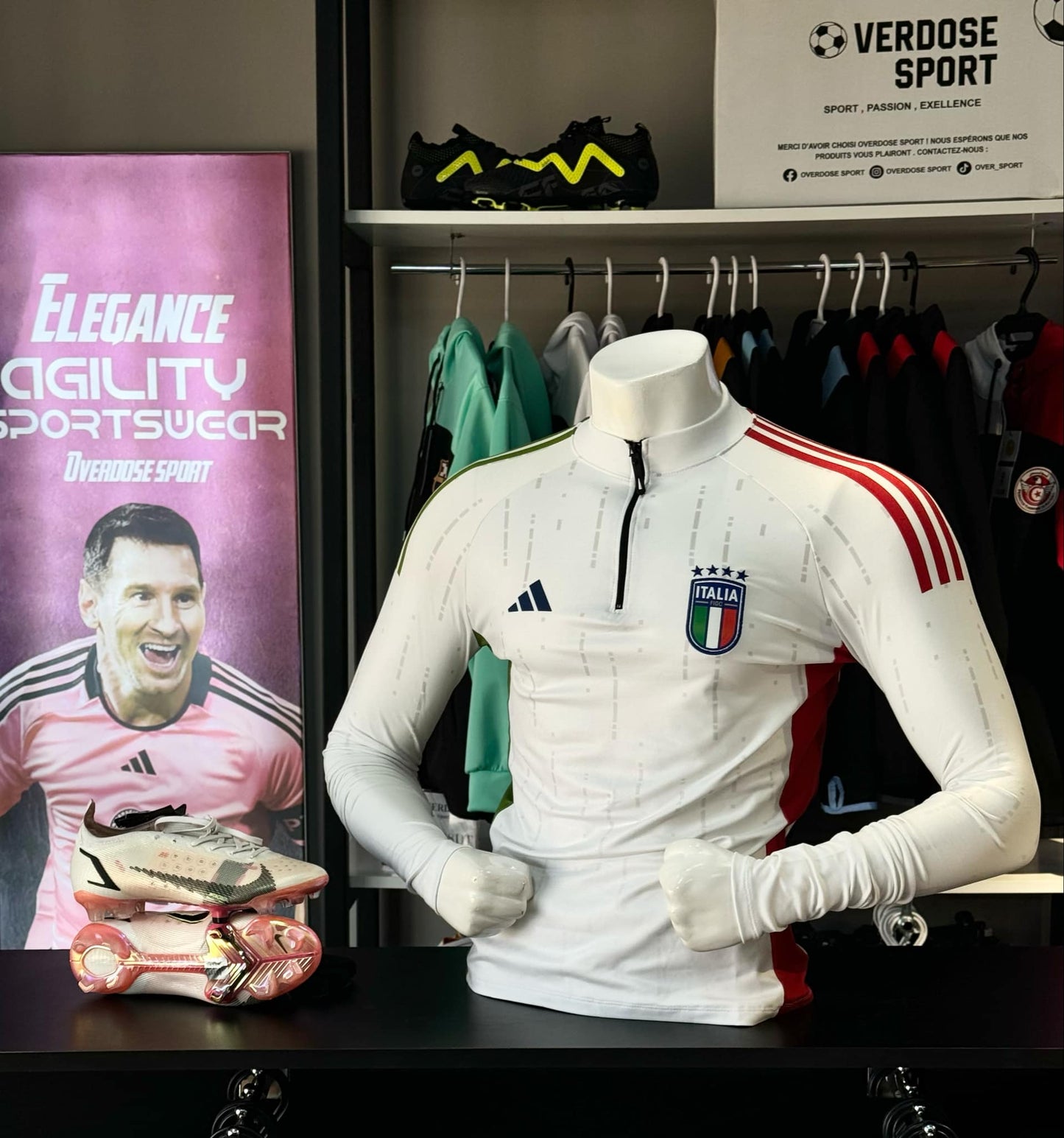 Half Zip Italia - Overdose Sport