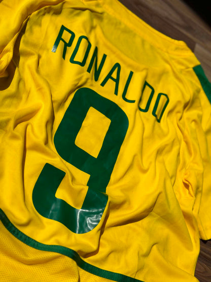 T-shirt vintage brésil coupe du Monde 2002, Ronaldo 9