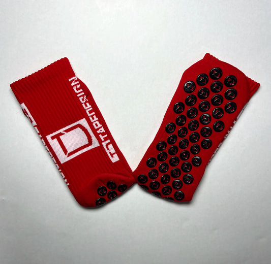 Chaussettes en silicone rouge