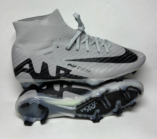 Crampon Enfant Nike Air Zoom Gris– Haute Cheville