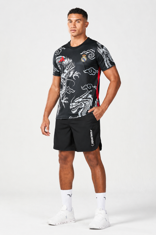 T-shirt Real Dragon – Noir | Édition Spéciale 2025/2026