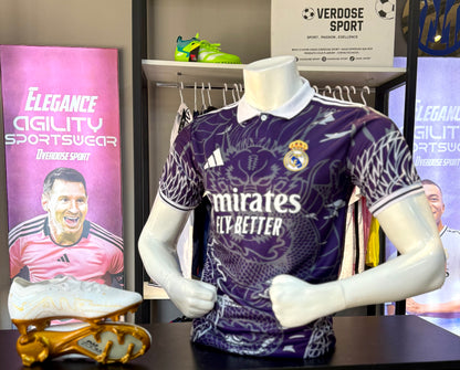 T-shirt R.Madrid 2024-2025 Dragon Violet Version Fan - Overdose Sport