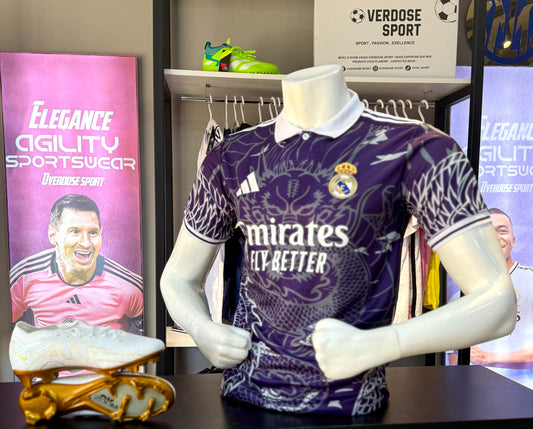 T-shirt R.Madrid 2024-2025 Dragon Violet Version Fan - Overdose Sport