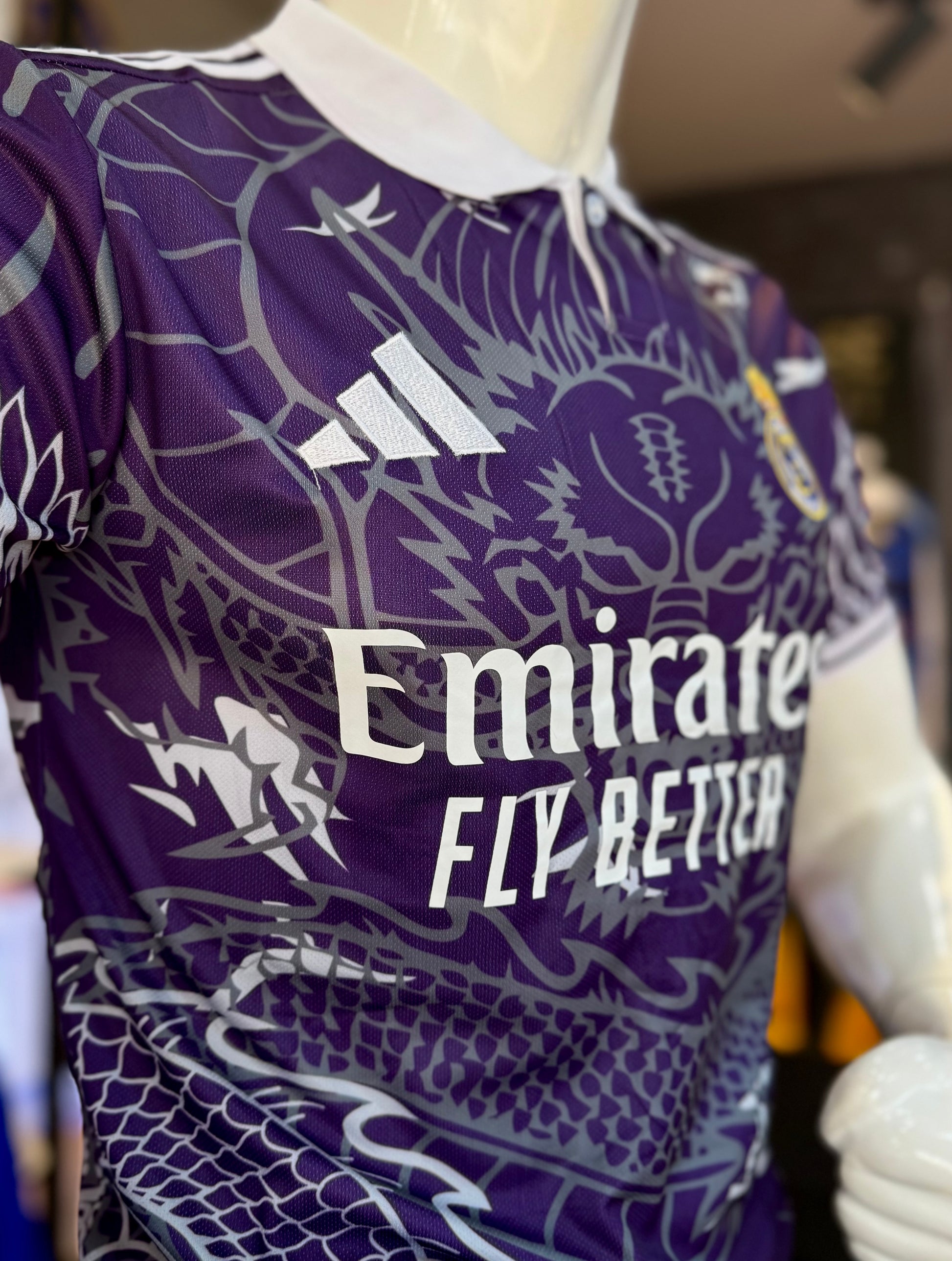 T-shirt R.Madrid 2024-2025 Dragon Violet Version Fan - Overdose Sport