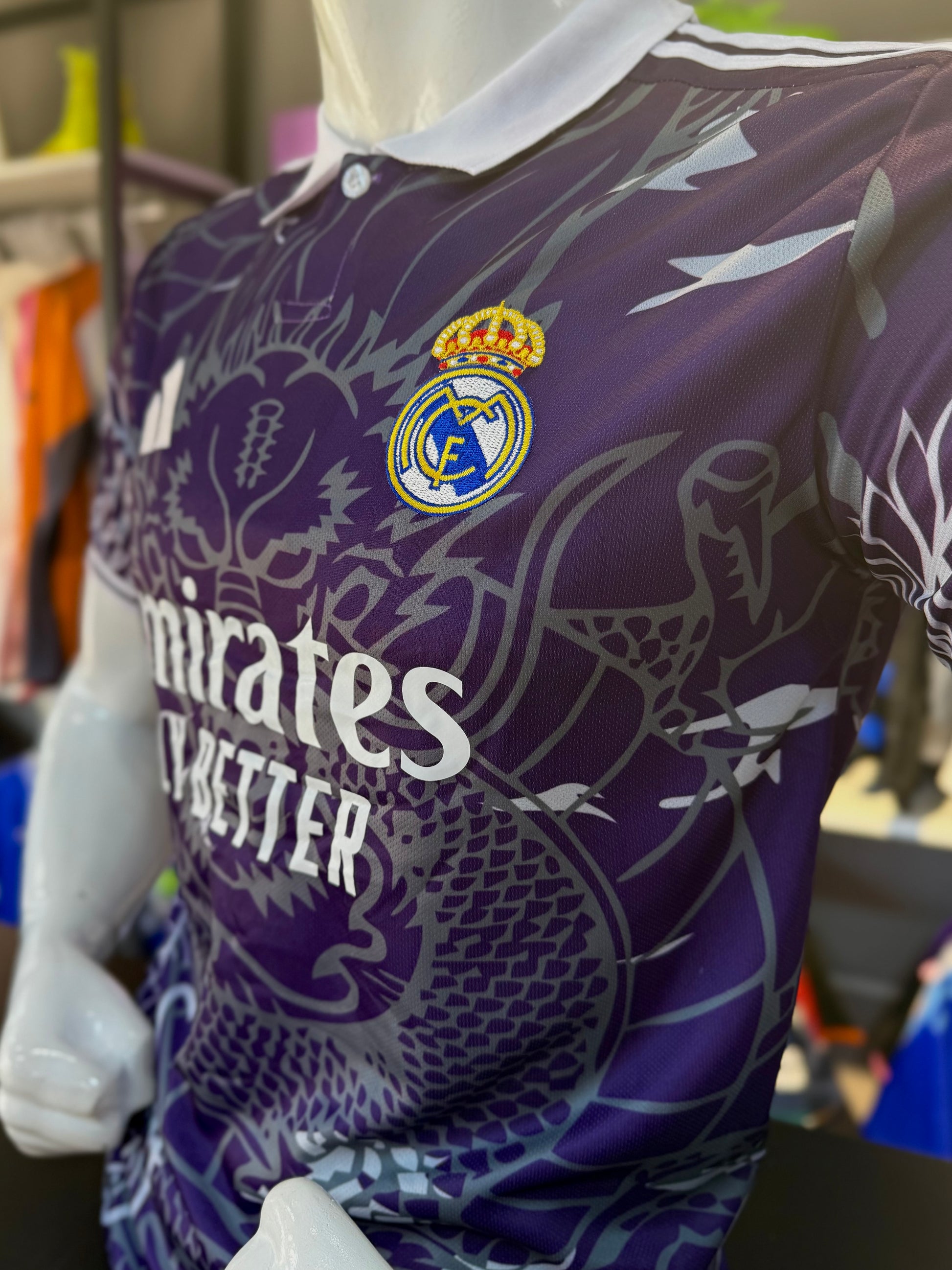T-shirt R.Madrid 2024-2025 Dragon Violet Version Fan - Overdose Sport