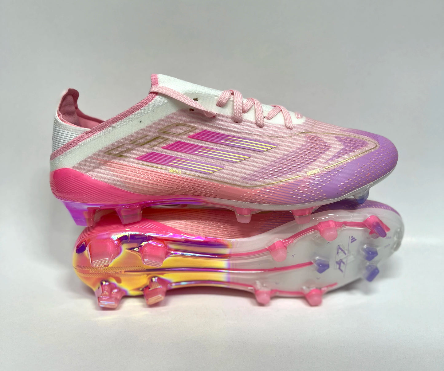 Crampons Adidas F50 Lamine Yamal Rose