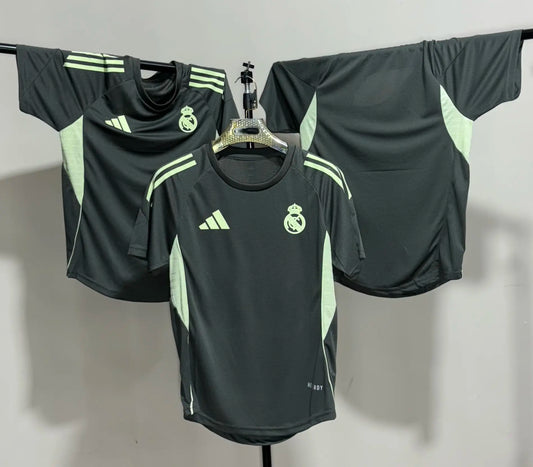 T-Shirt Real Madrid Gris et Vert Clair – 2025/2026