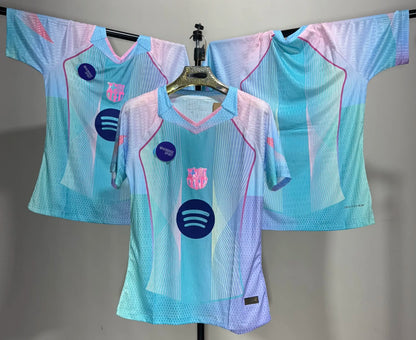 T-shirt FC Barcelone Rose et Bleu 2025/2026