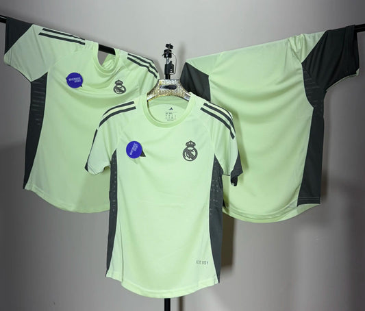 T-Shirt Real Madrid Gris et Vert Clair – 2025/2026