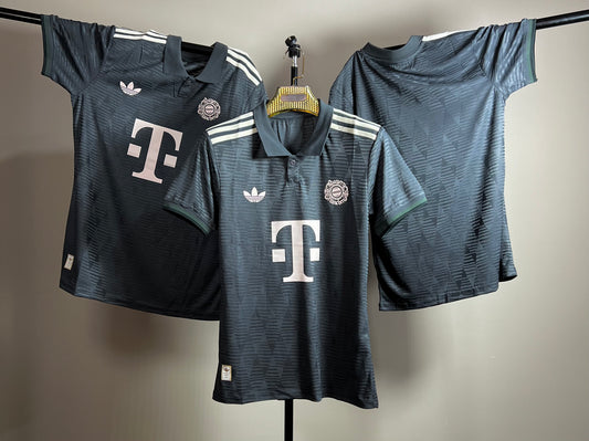 T-shirt FC Bayern Munich 2025/2026 – Édition Extérieur Gris 🩶🔴