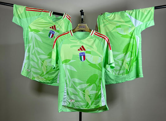 🇮🇹 T-shirt Italie 2025/2026 – Édition Spéciale Vert Marine | Élégance & Passion 💚