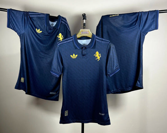 T-shirt Extérieur Juventus 2024/2025 – Bleu Officiel - Overdose Sport