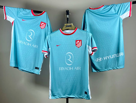 🔴⚪ T-shirt Extérieur Atlético Madrid 2024/2025 – Édition Neptune