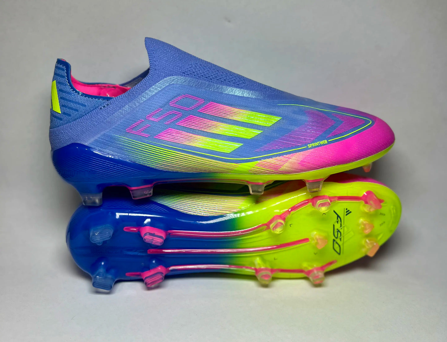 Crampons F50 Adidas bleu ciel - Overdose Sport
