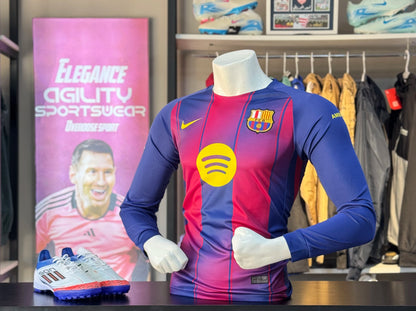 Pull FC Barcelone Manches Longues 2025/2026 – Édition Officielle