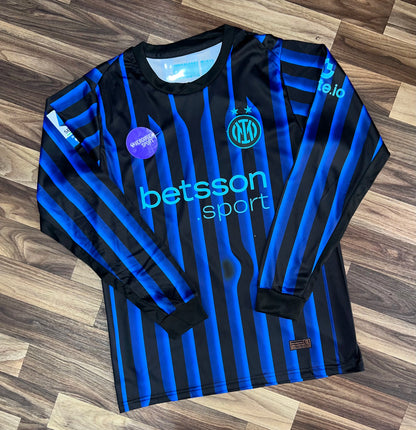 Pull Inter Milan Domicile Manches Longues 2025/2026 – Édition Officielle