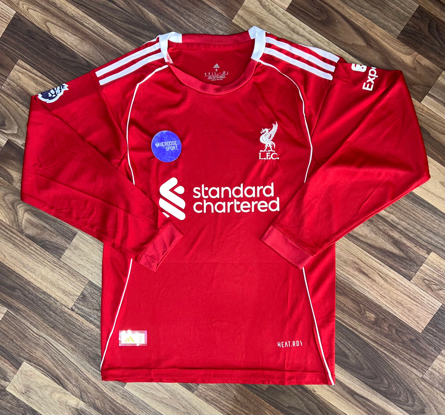 Pull Liverpool Domicile Manches Longues 2025/2026 – Édition Officielle