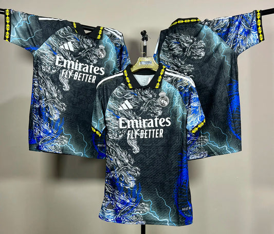 T-shirt Concept Real Madrid 2025/2026 – Dragon Noir - Overdose Sport
