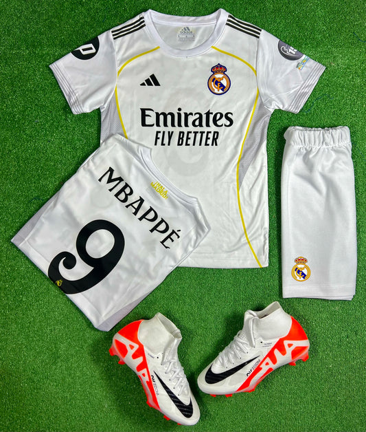 Tenue Enfant Real Madrid Domicile 2025/2026