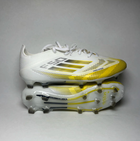 Crampon f50 Adidas Blanc-Jaune