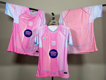 T-shirt FC Barcelone Rose et Bleu 2025/2026