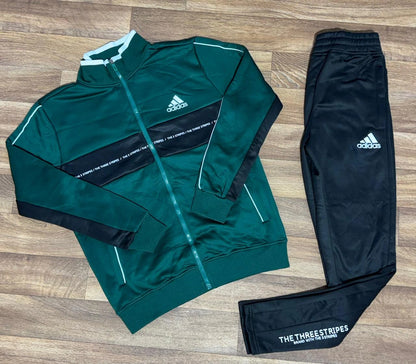 Survêtement adidas – Noir Vert