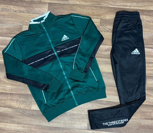 Survêtement adidas – Noir Vert