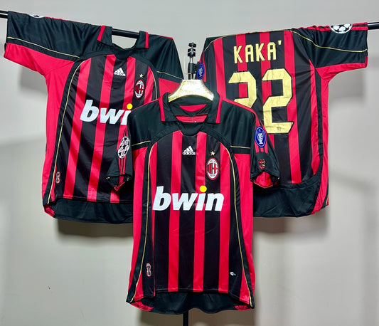 T-shirt AC Milan 2007 Kaká Badge Champions League