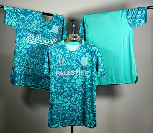 T-shirt Bleu FC Palestine – Espoir & Résistance