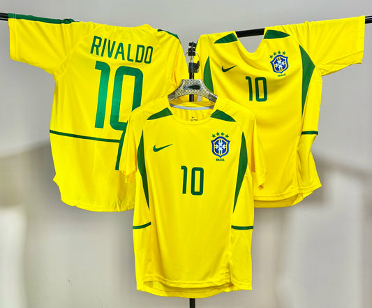 T-shirt Brésil – Rivaldo Mondial 2002
